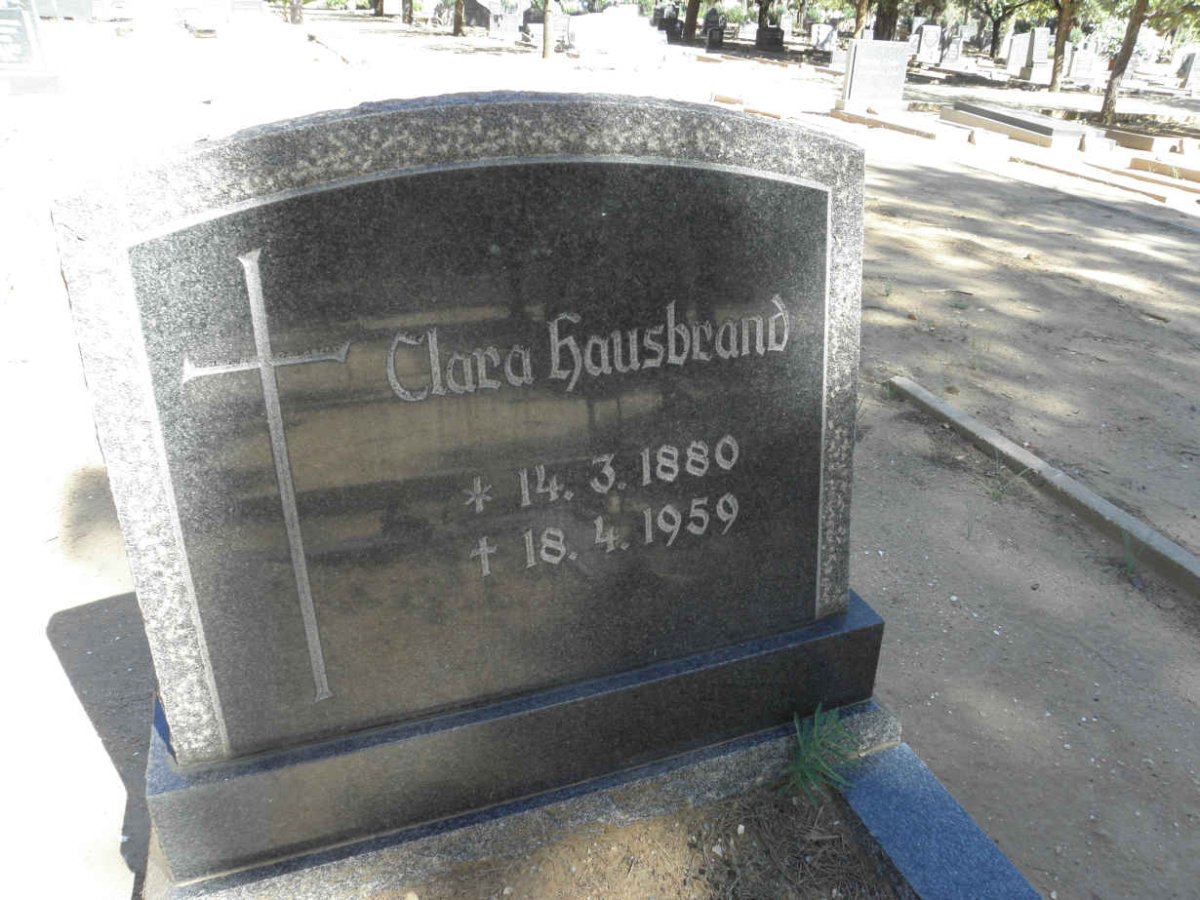 HAUSBRAND Clara 1880-1959