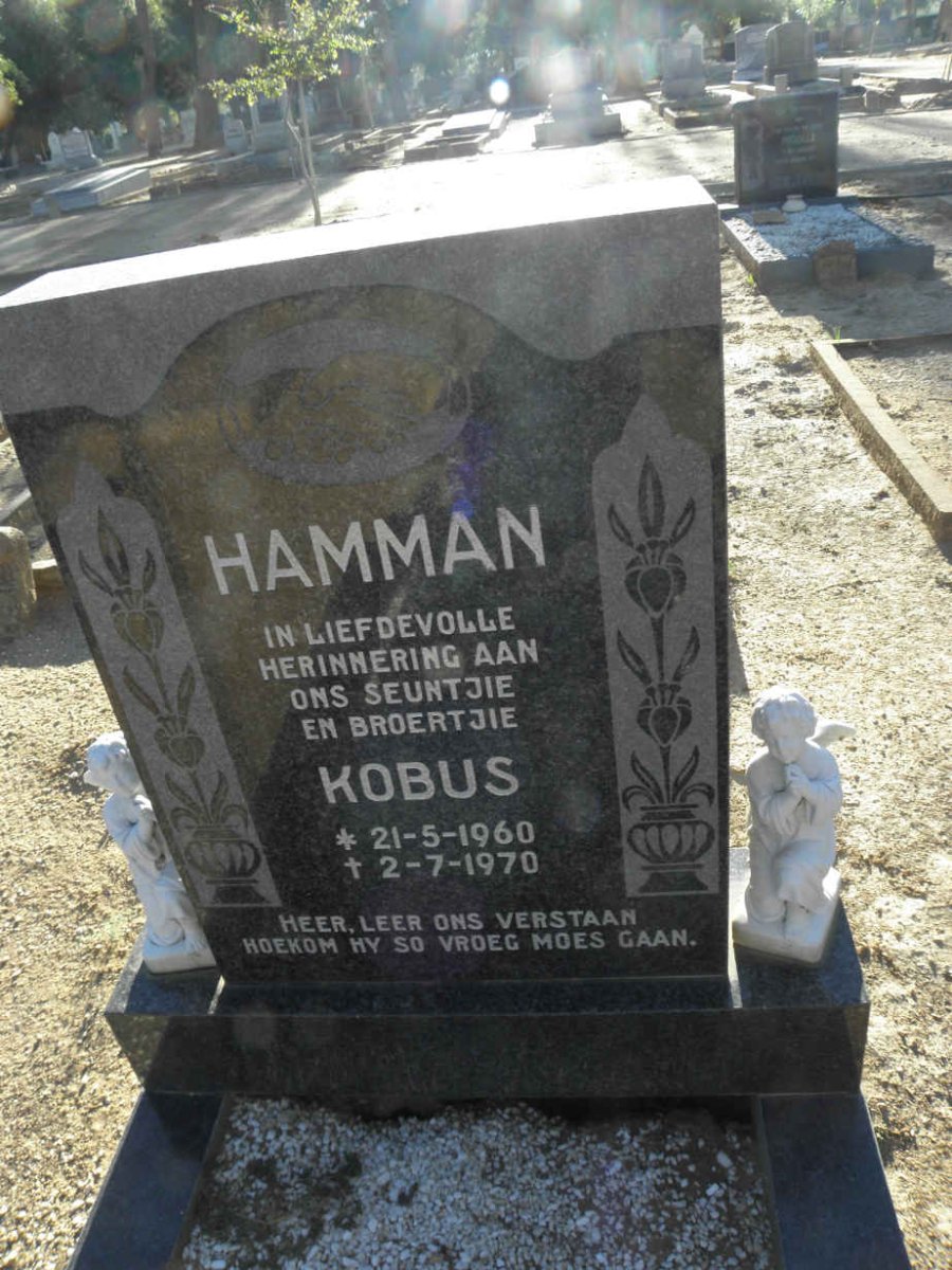 HAMMAN Kobus 1960-1970