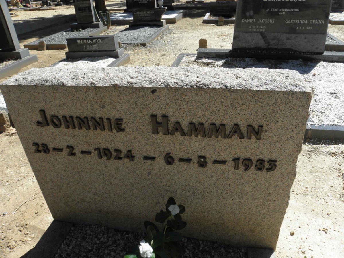 HAMMAN Johnnie 1924-1983
