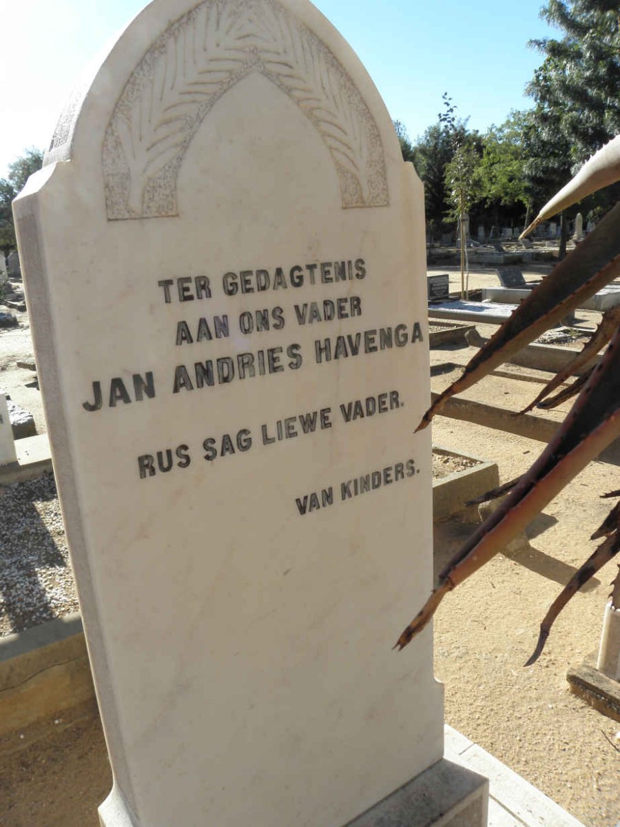 HAVENGA Jan Andries 