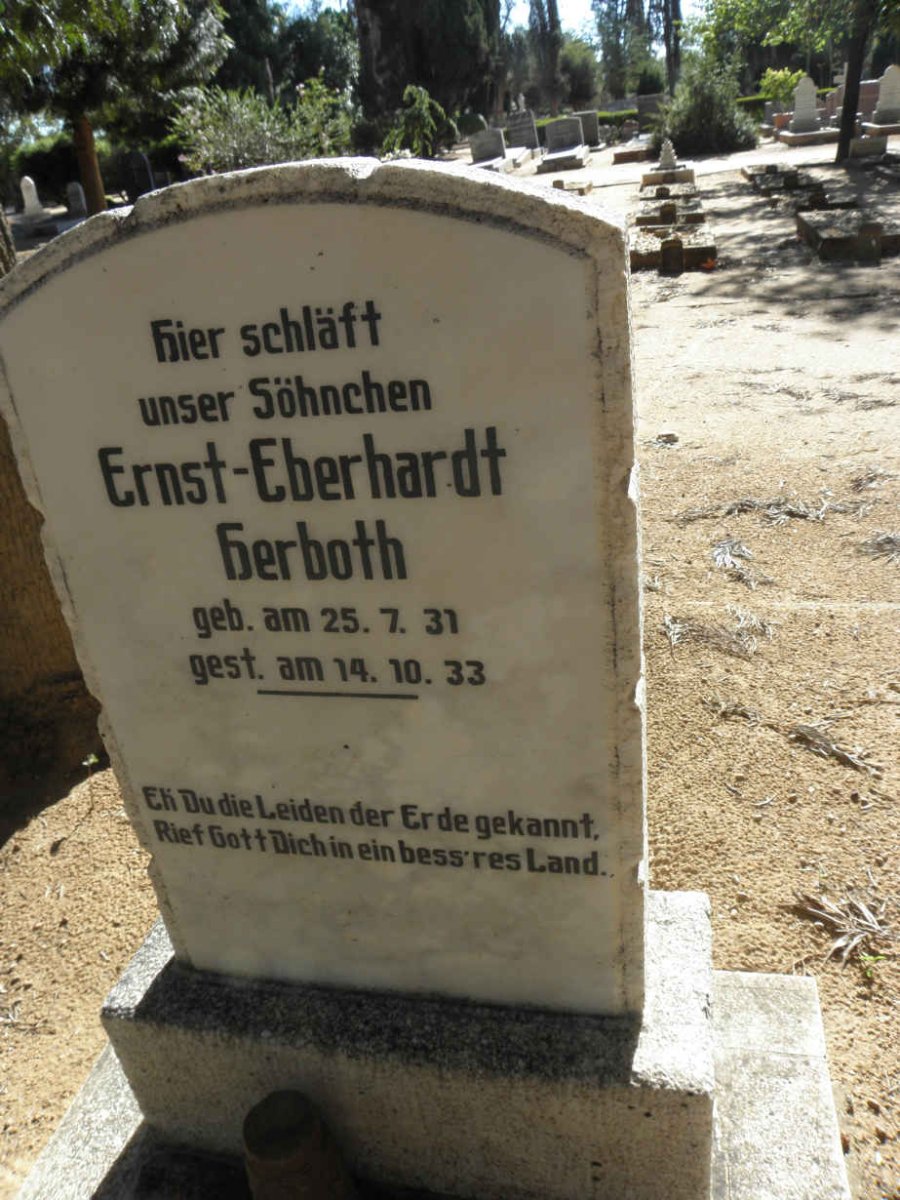 HERBOTH Ernst-Eberhardt 1931-1933