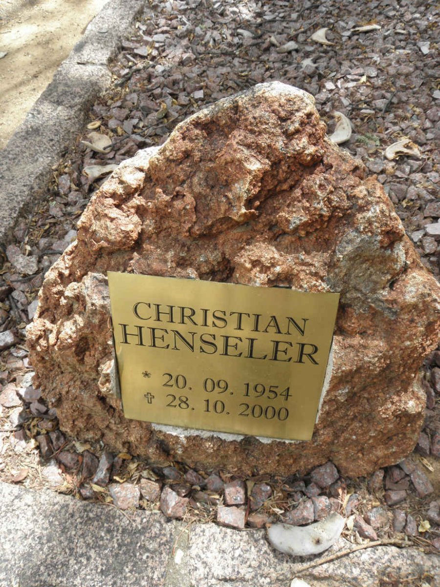 HENSELER Christian 1954-2000