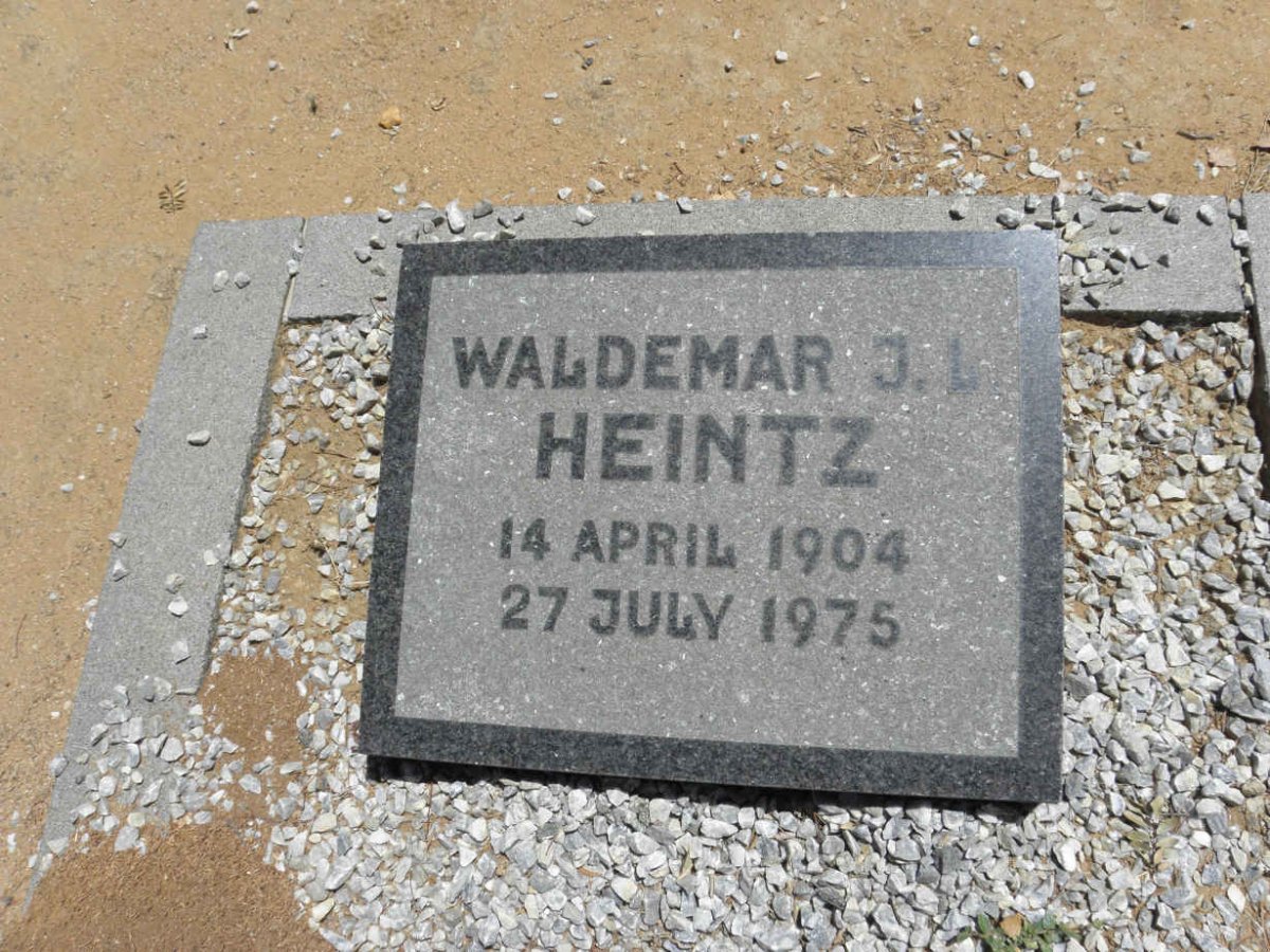 HEINTZ Waldemar J.L. 1904-1975