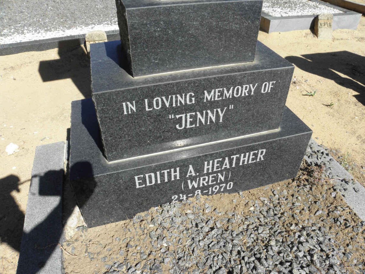 HEATHER Edith A. nee WREN -1970