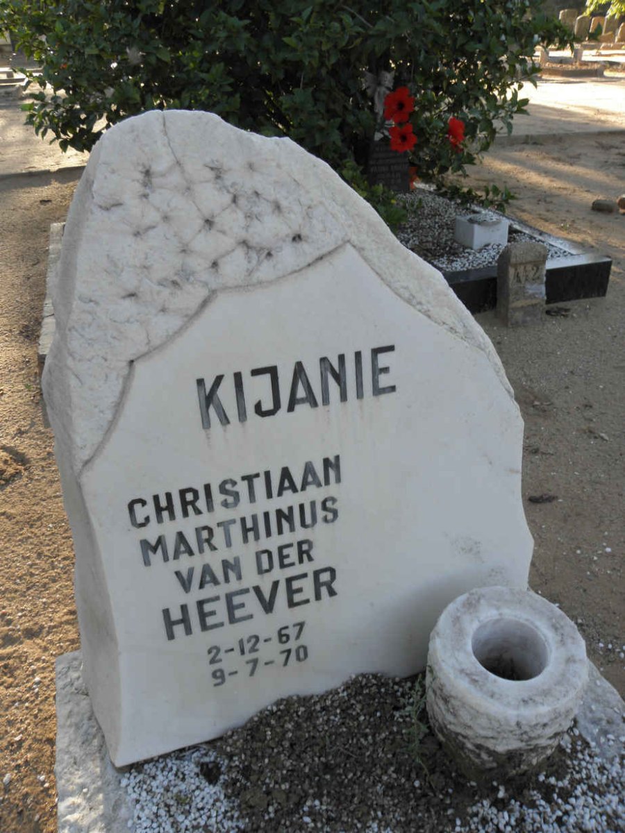HEEVER Christiaan Marthinus, van der 1967-1970