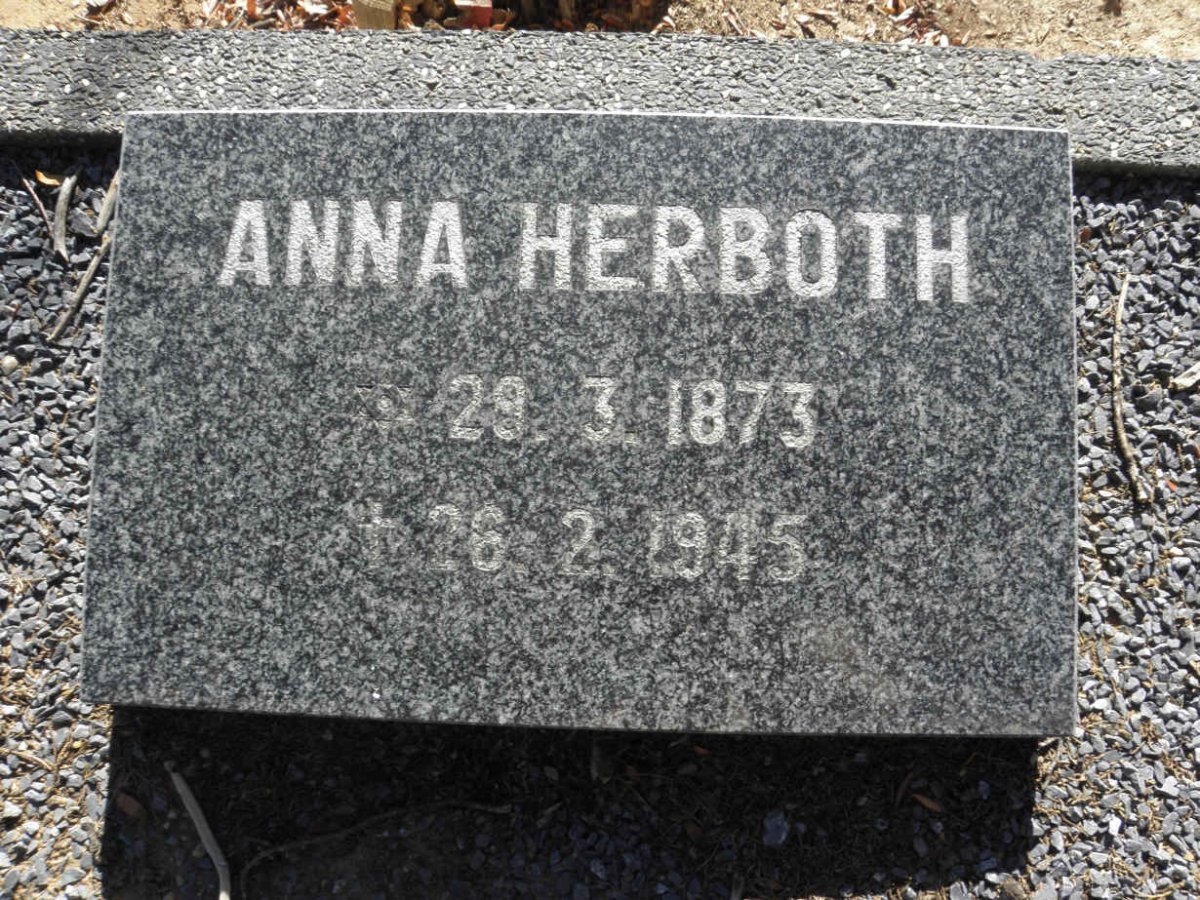 HERBOTH Anna 1873-1945
