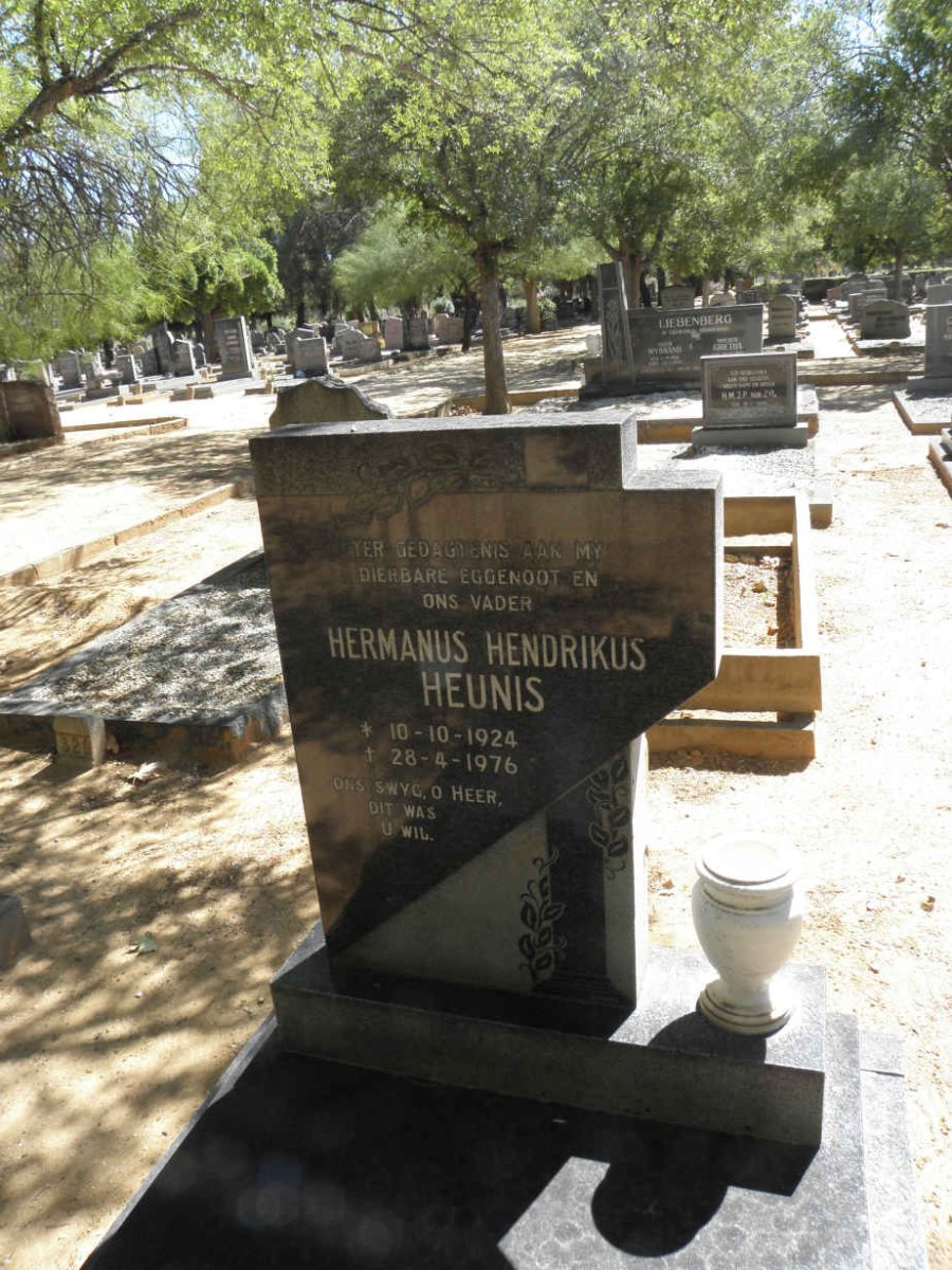 HEUNIS Hermanus Hendrikus 1924-1976
