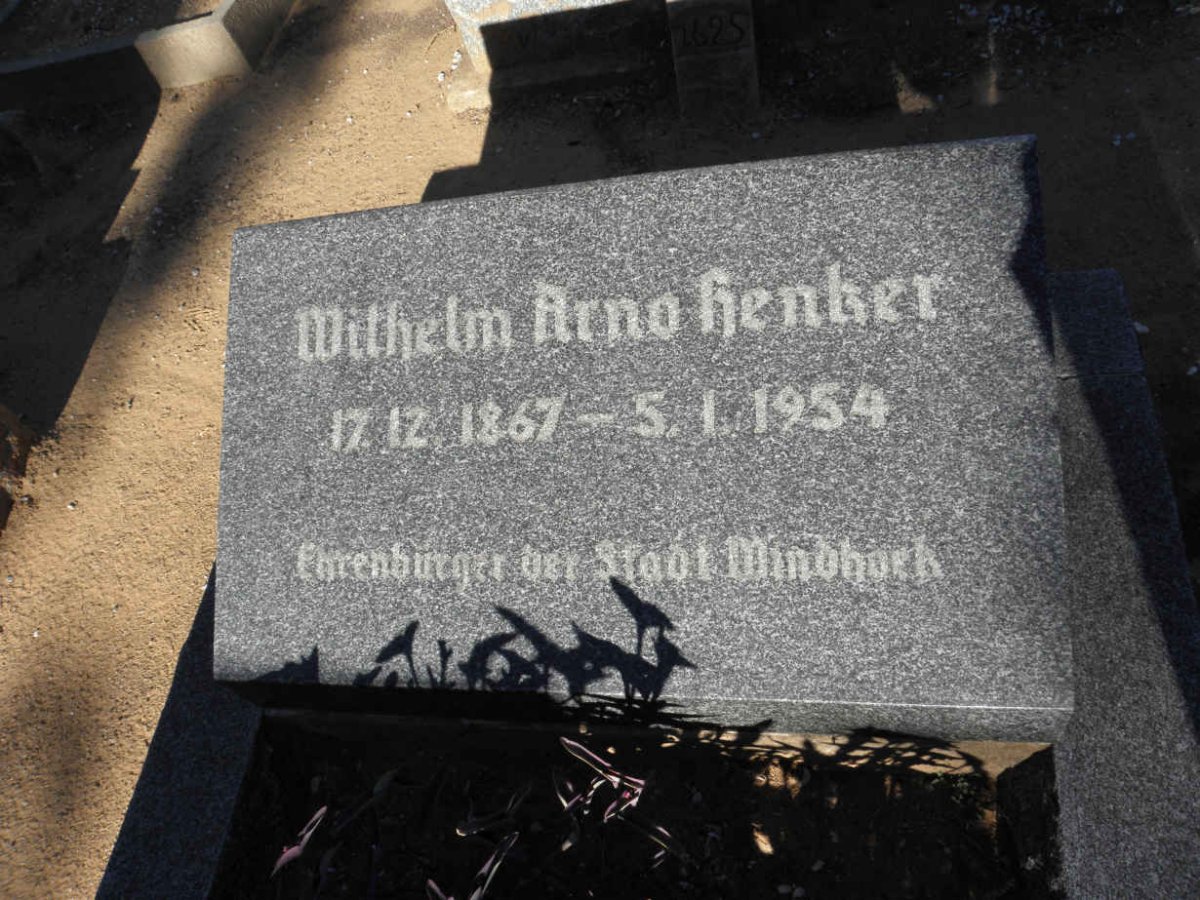 HENKER Wilhelm Arno 1867-1954
