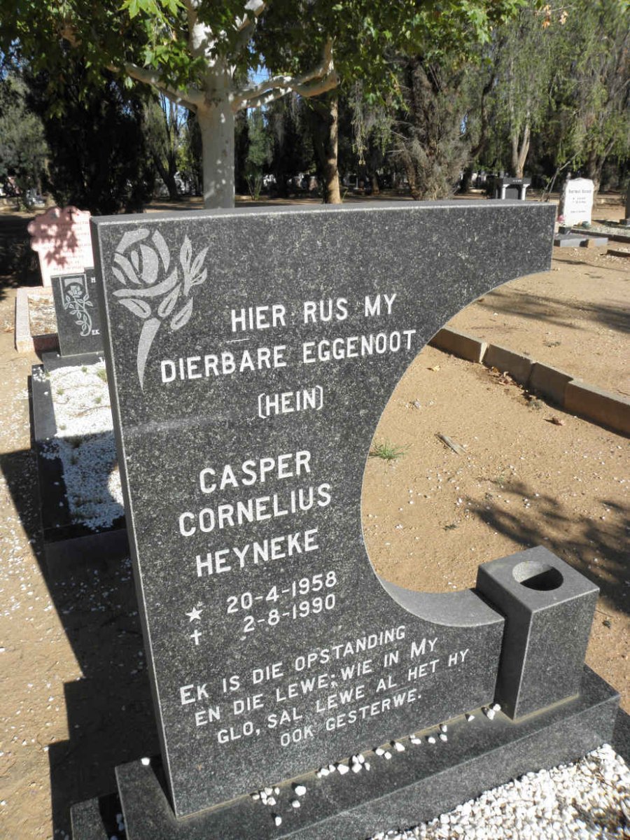 HEYNEKE Casper Cornelius 1958-1990