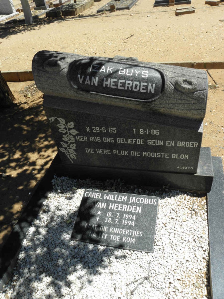 HEERDEN Izak Buys, van 1965-1986 :: HEERDEN Carel Willem Jacobus, van 1994-1994