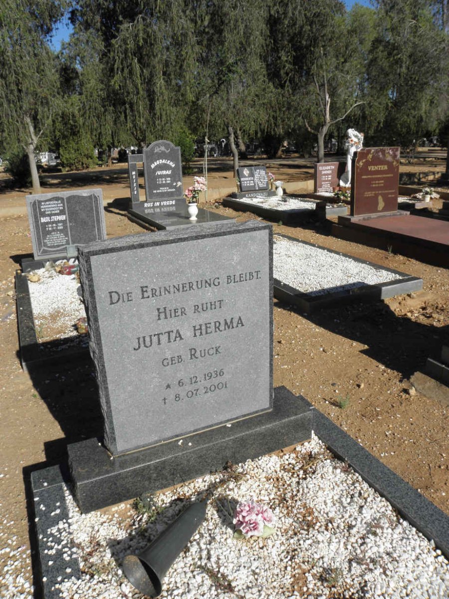 HERMA Jutta nee RUCK 1936-2001