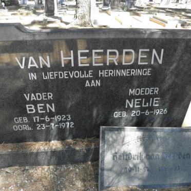 HEERDEN, van