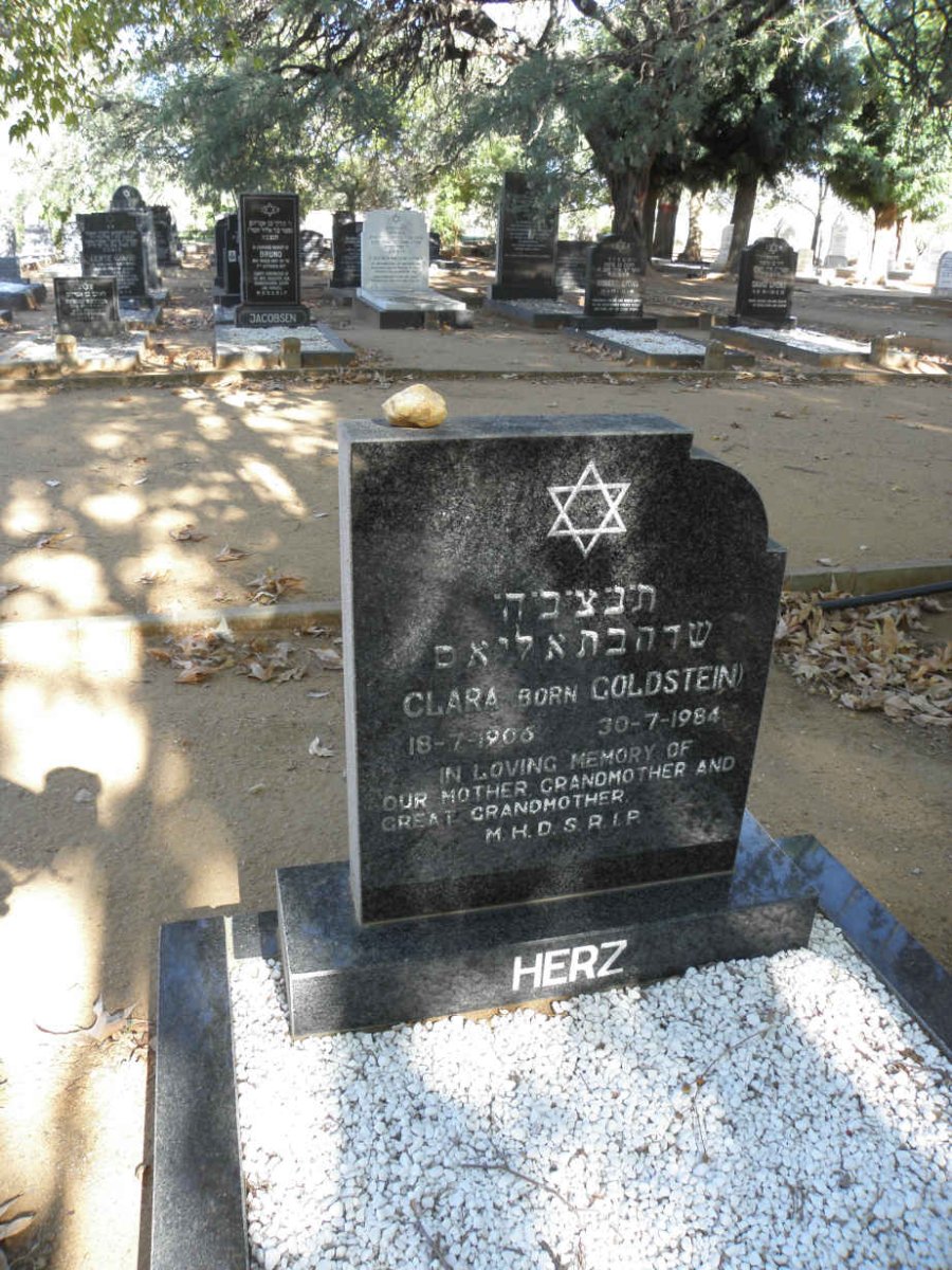 HERZ Clara nee GOLDSTEIN 1906-1984