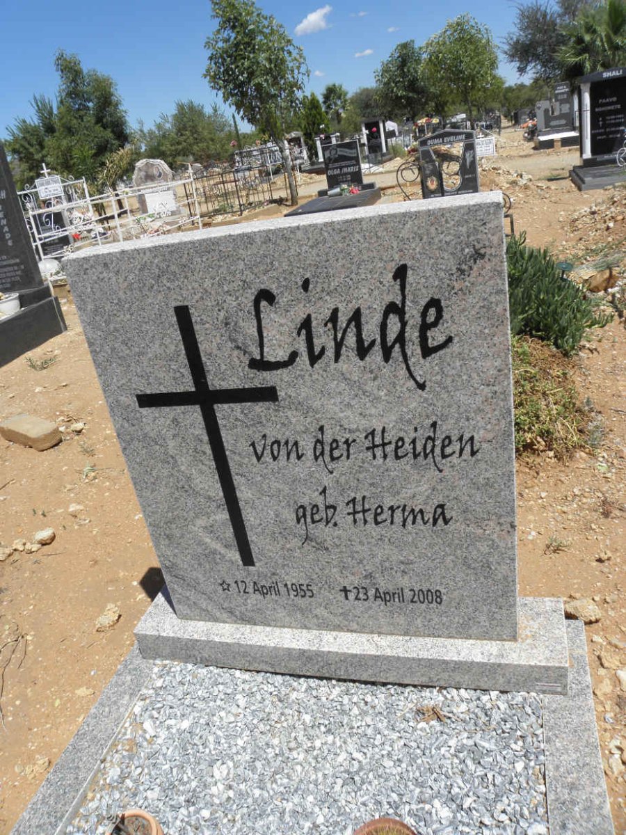 HEIDEN Linde, von der nee HERMA 1955-2008