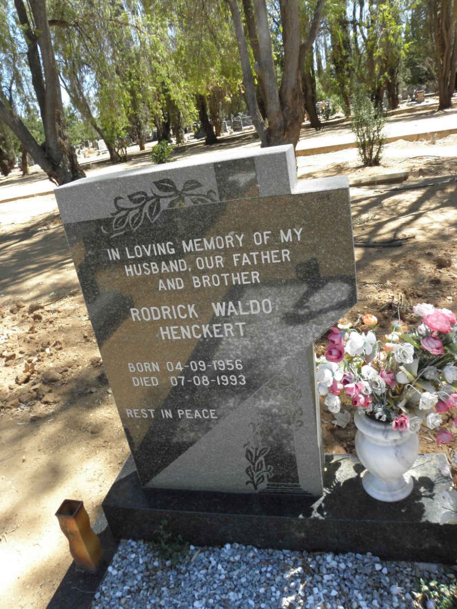 HENCKERT Rodrick Waldo 1956-1993