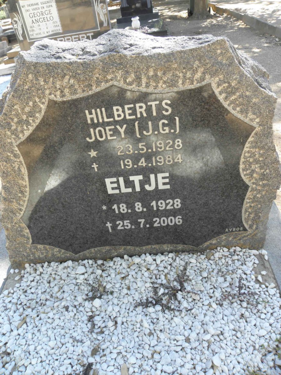 HILBERTS J.G. 1928-1984 &amp; Eltje 1928-2008