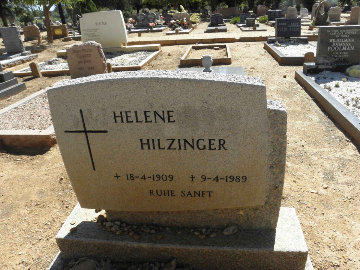 HILZINGER Helene 1909-1989