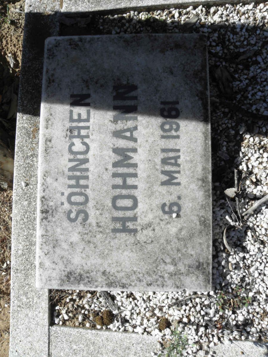 HOHMANN Söhnchen -1961