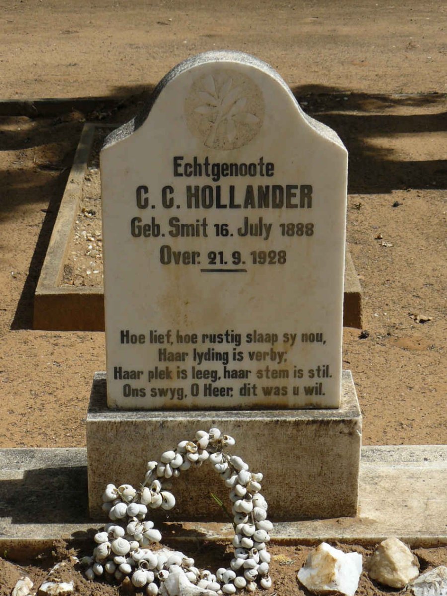 HOLLANDER C.C. nee SMIT 1888-1928