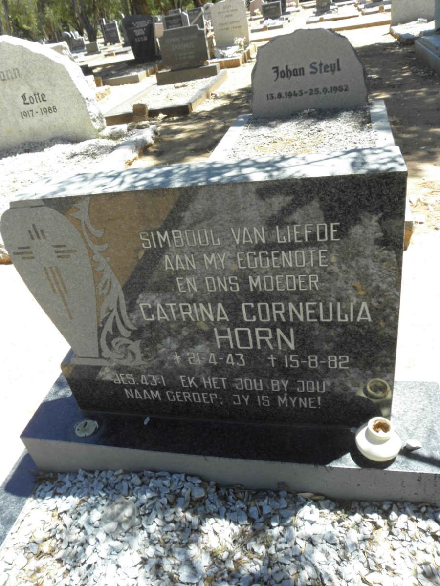 HORN Catrina Corneulia 1943-1982