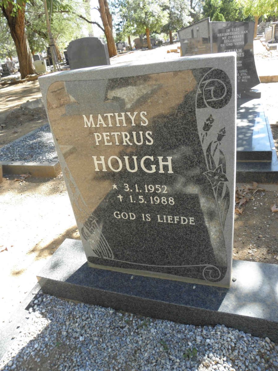 HOUGH Mathys Petrus 1952-1988