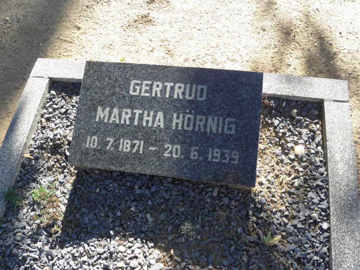 HORNIG Gertrud Martha 1871-1939