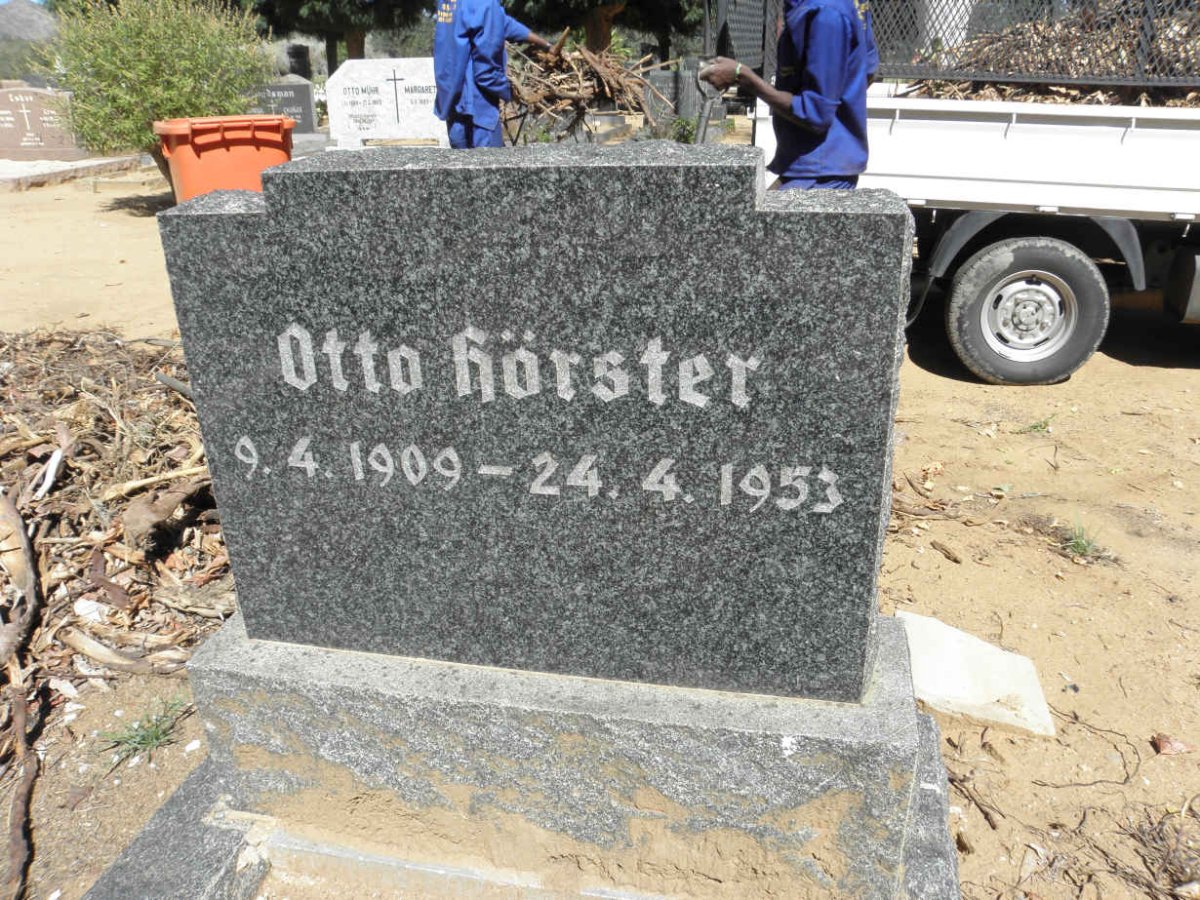 HORSTER Otto 1909-1953
