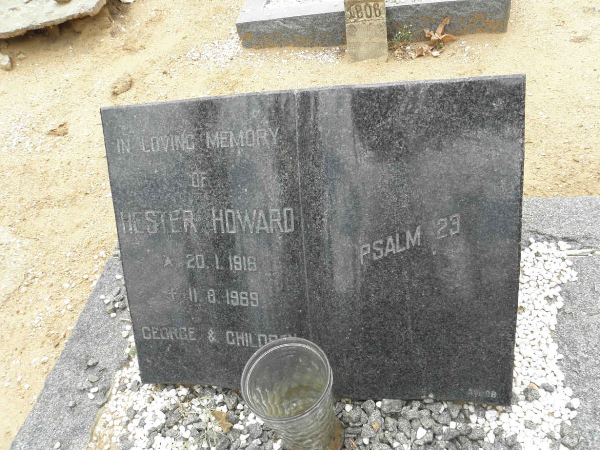 HOWARD Hester 1916-1969