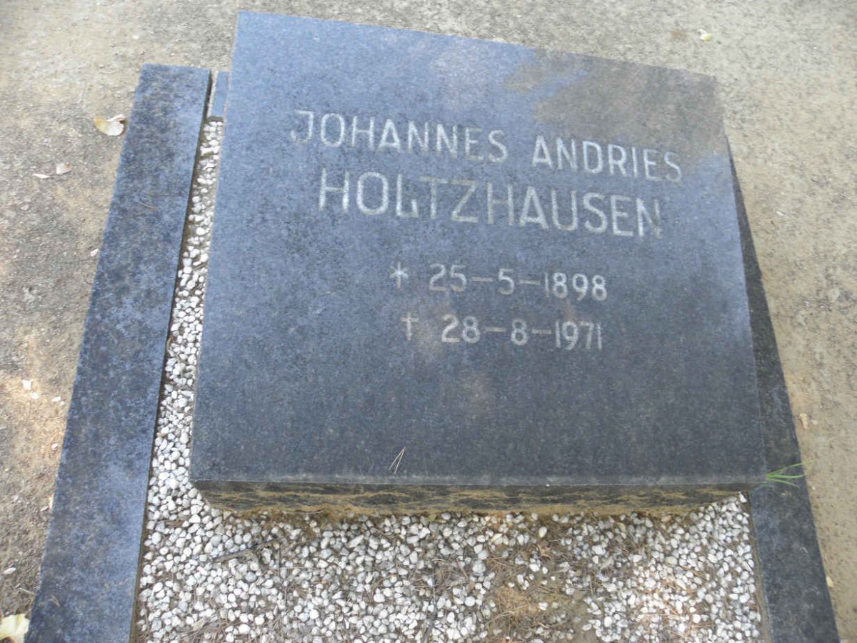HOLTZHAUSEN Johannes Andries 1898-1971