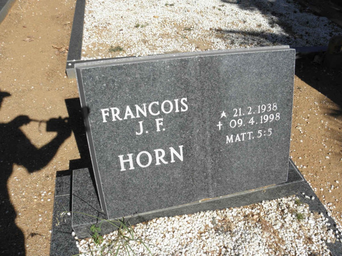 HORN Francois J.F. 1938-1998