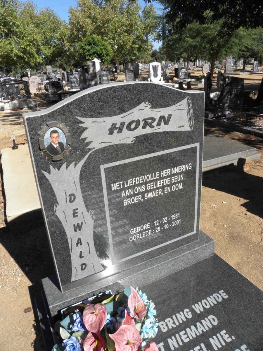HORN Dewald 1981-2001