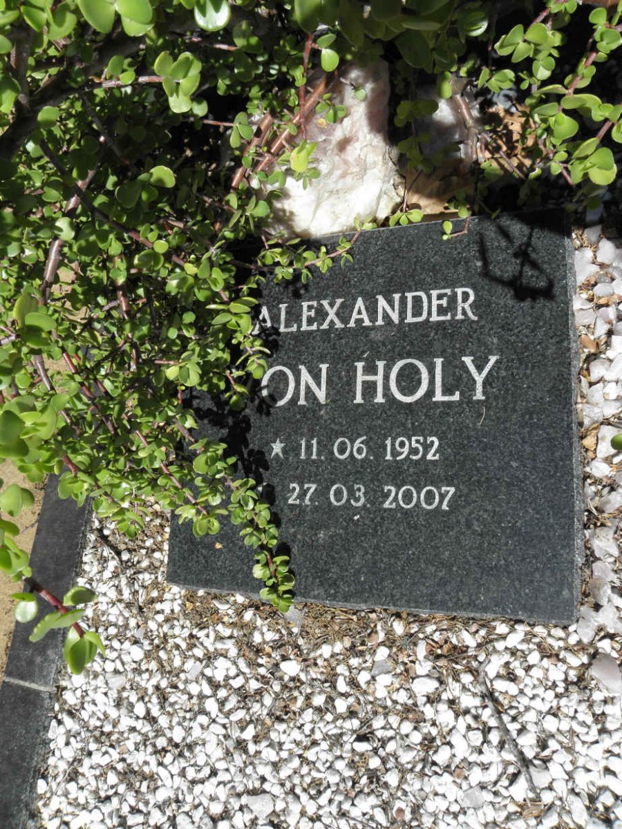 HOLY Alexander, von 1952-2007