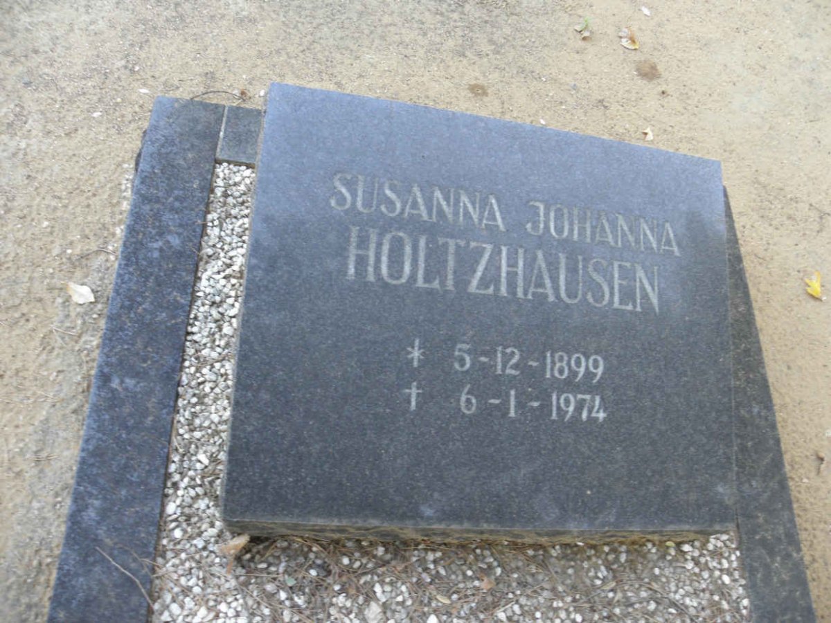 HOLTZHAUSEN Susanna Johanna 1899-1974