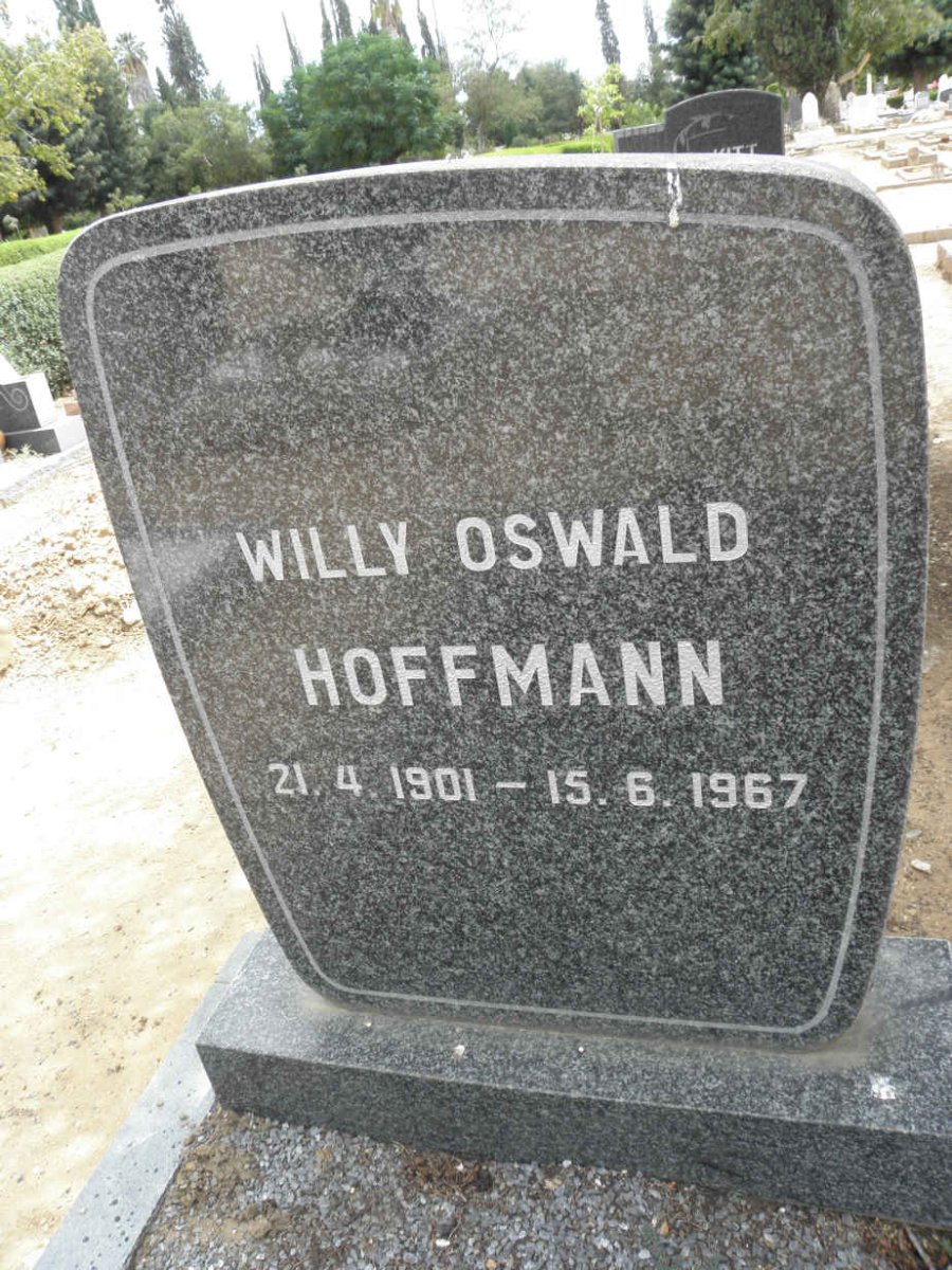HOFFMANN Willy Oswald 1901-1967