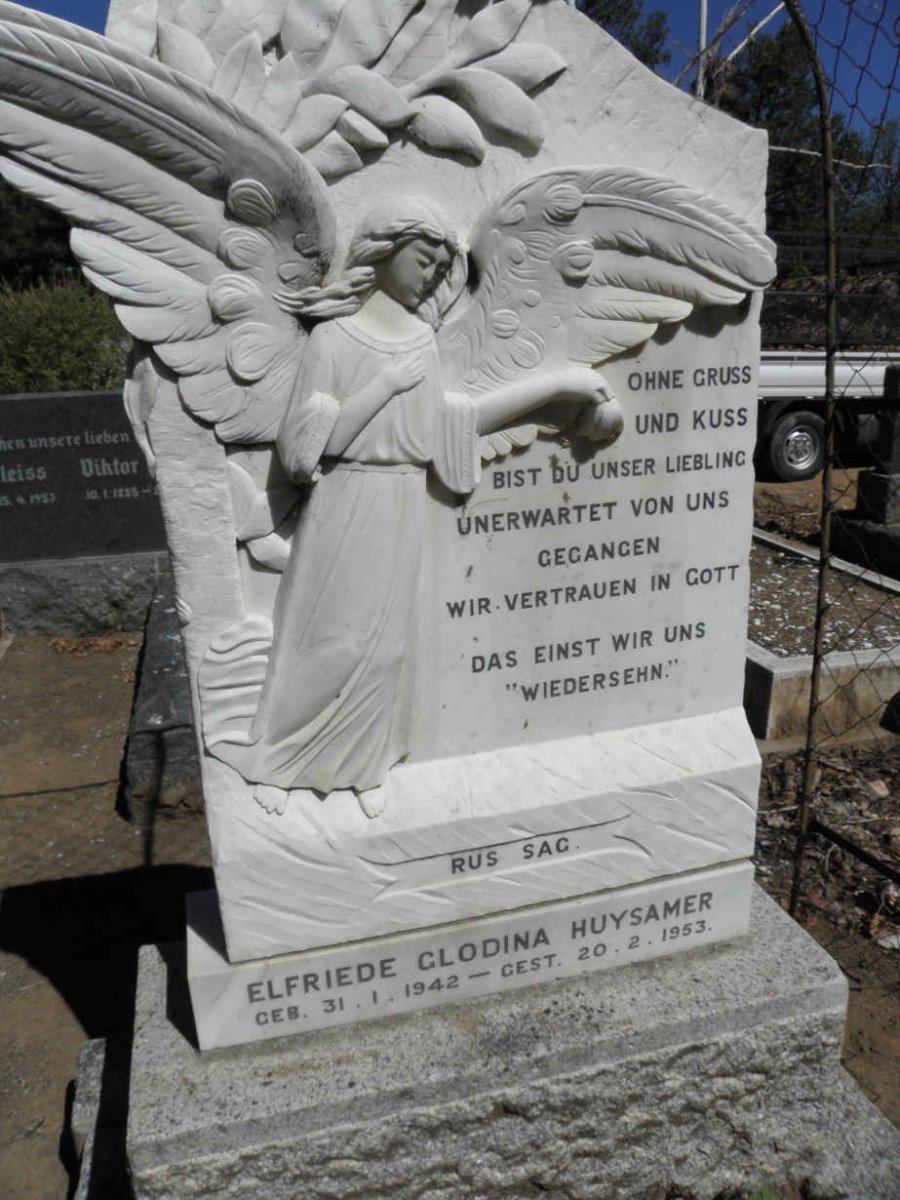HUYSAMER Elfrieda Clodina 1942-1953
