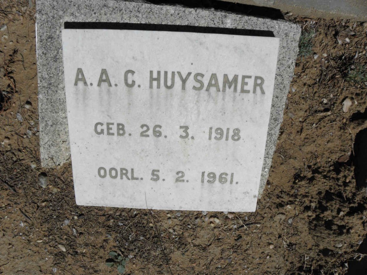 HUYSAMER A.A.C. 1918-1961