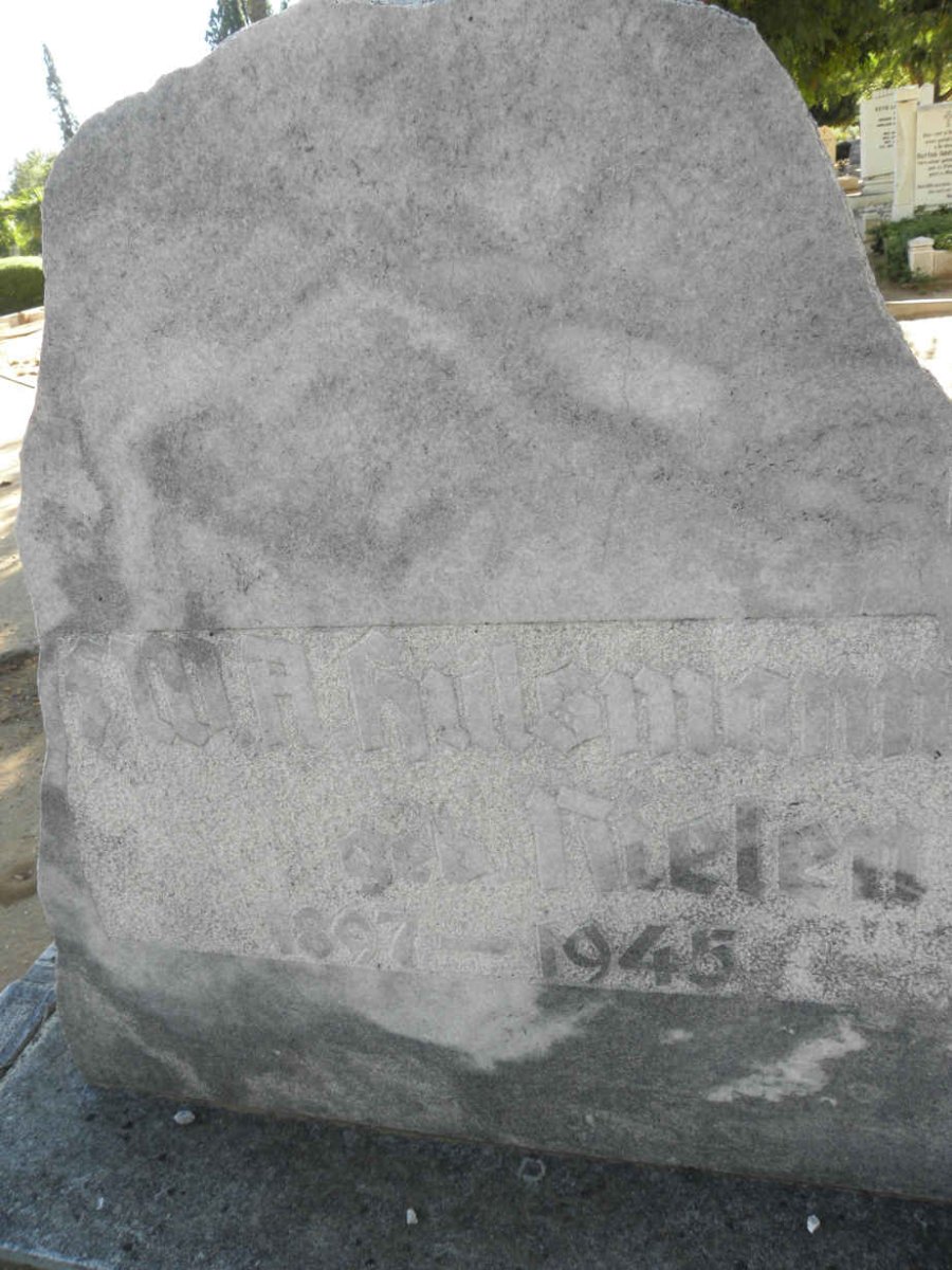 HÜLSMANN F.W.A. nee RIELEN 1897-1945
