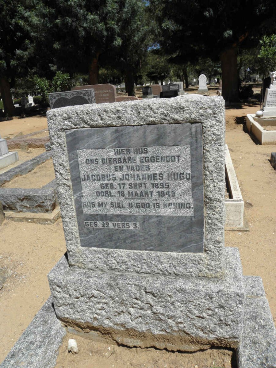 HUGO Jacobus Johannes 1895-1949