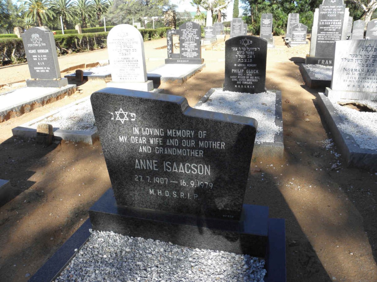ISAACSON Anne 1907-1979
