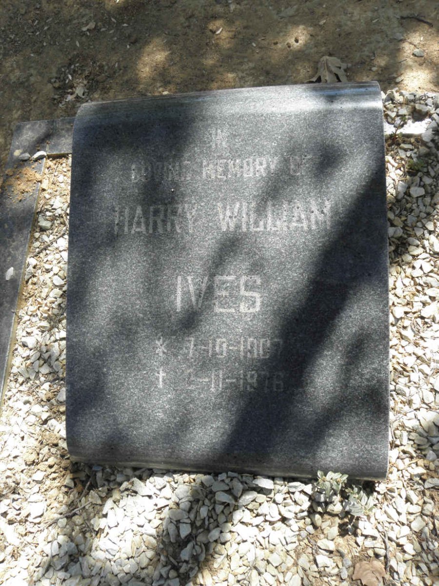 IVES Harry William 1907-1976
