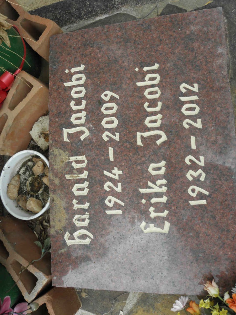 JACOBI Harald 1924-2009 &amp; Erika 1932-2012