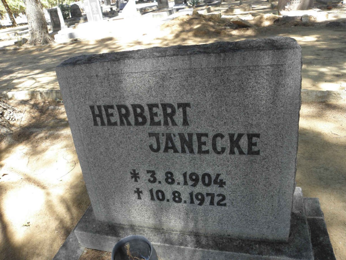 JÄNECKE Herbert 1904-1972