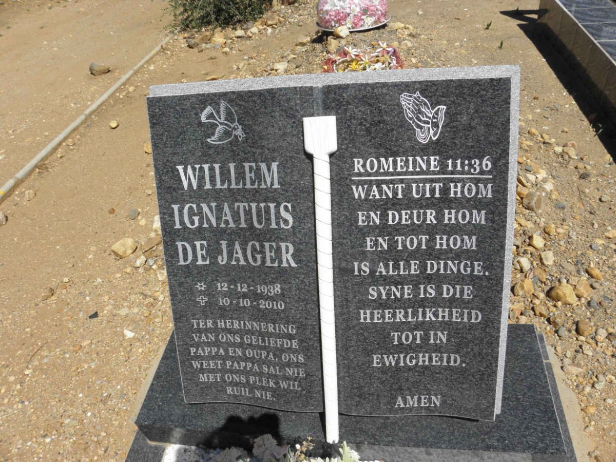 JAGER Willem Ignatuis, de 1938-2010
