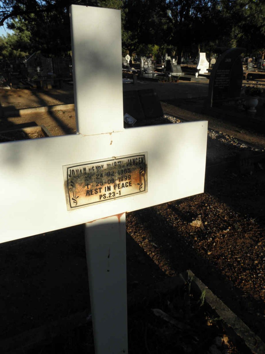 JANSEN Johan Hendrik Martin 1965-1999