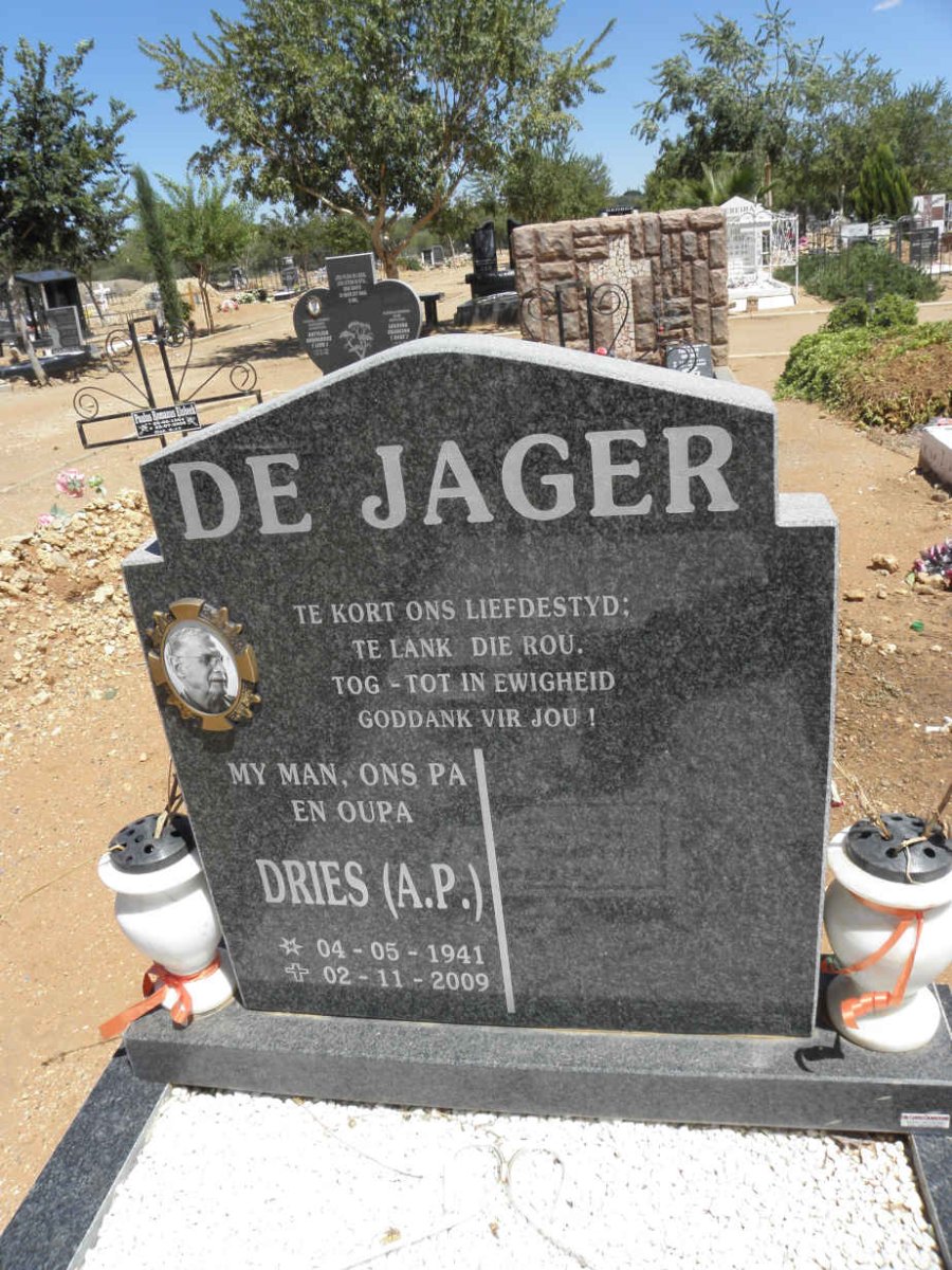 JAGER A.P., de 1941-2009