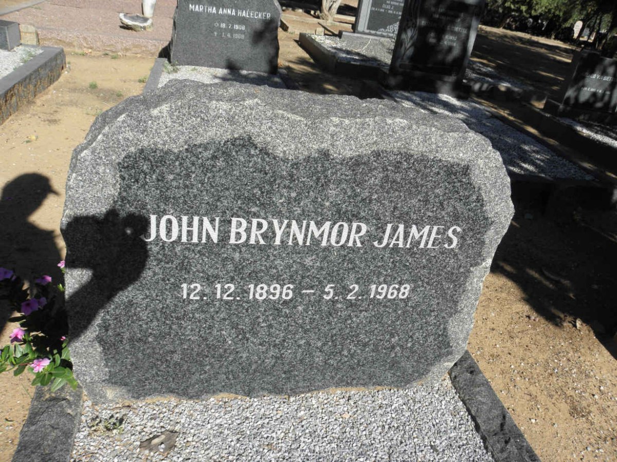 JAMES John Brynmor 1896-1968