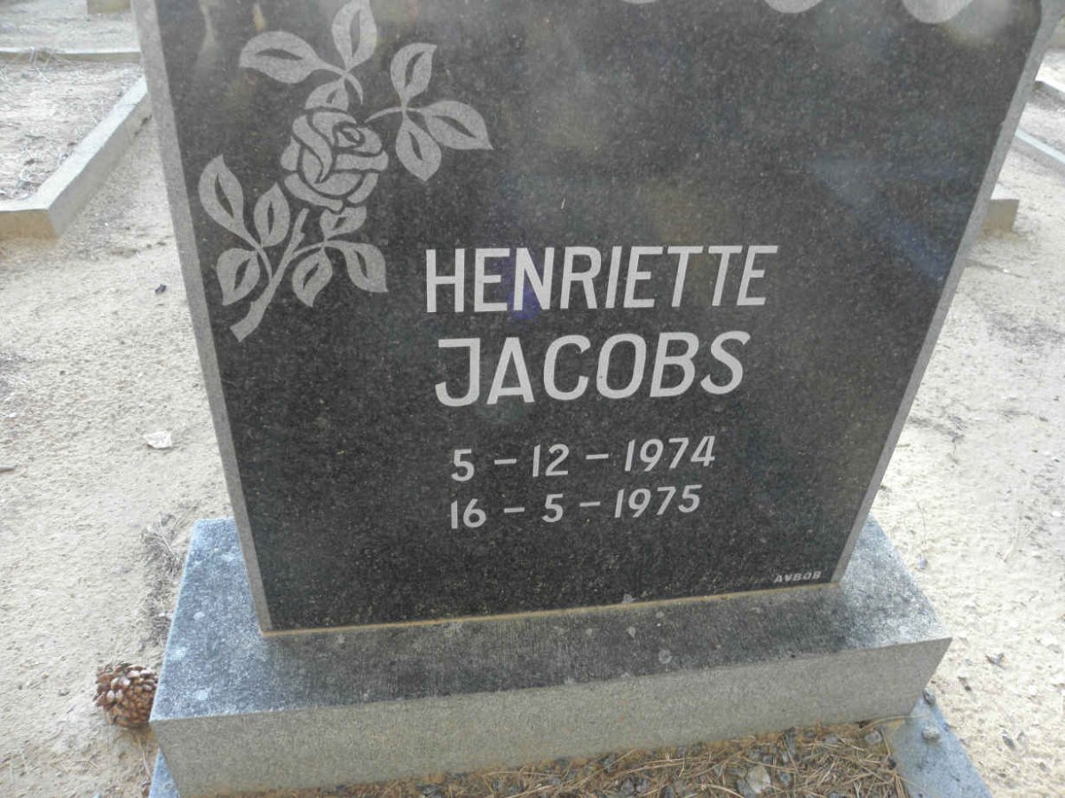 JACOBS Henriette 1974-1975