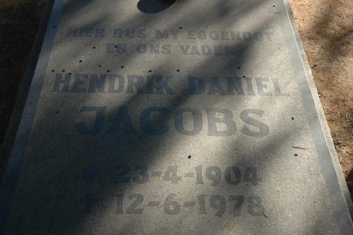 JACOBS Hendrik Daniel 1904-1978
