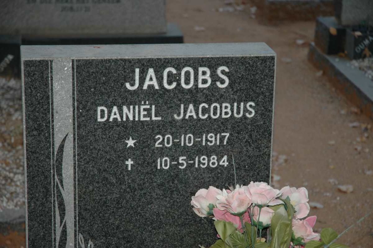 JACOBS Daniël Jacobus 1917-1984