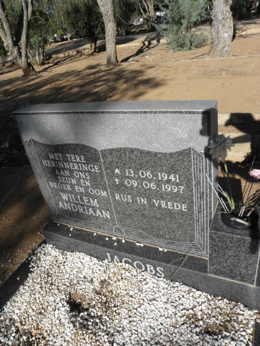 JACOBS Willem Andriaan 1941-1997